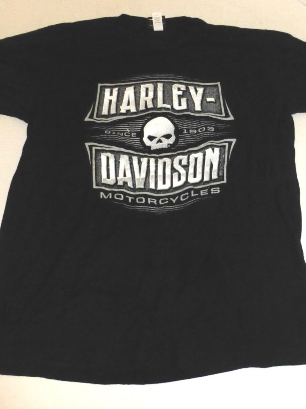 Harley-Davidson Motorcycles Akron, Ohio T-Shirt Size: Large Black